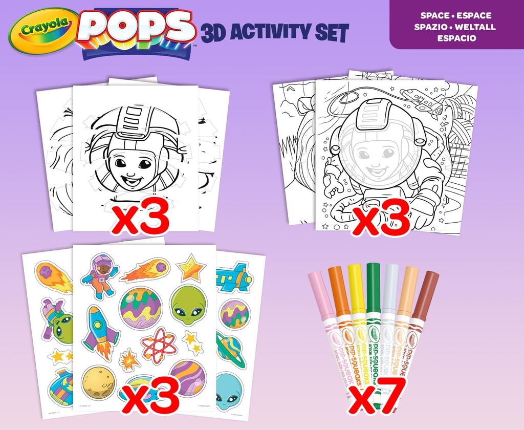 SET ACTIVIDADES POPS ESPACIO