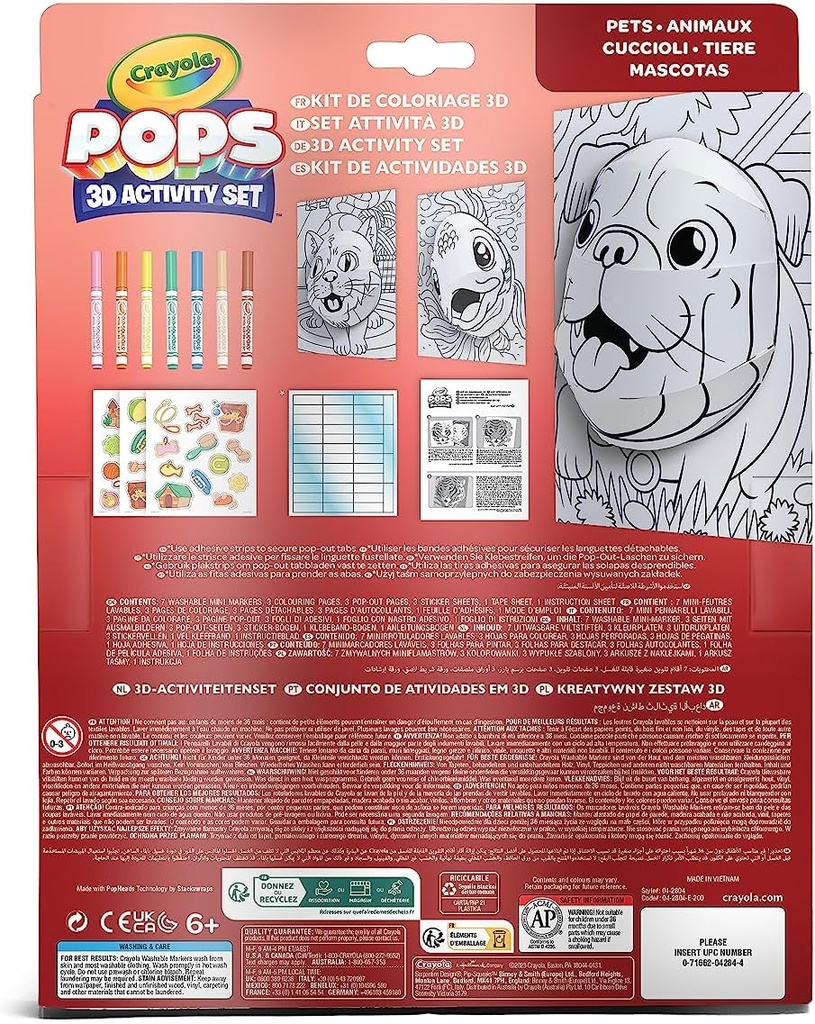 SET ACTIVIDADES POPS MASCOTAS