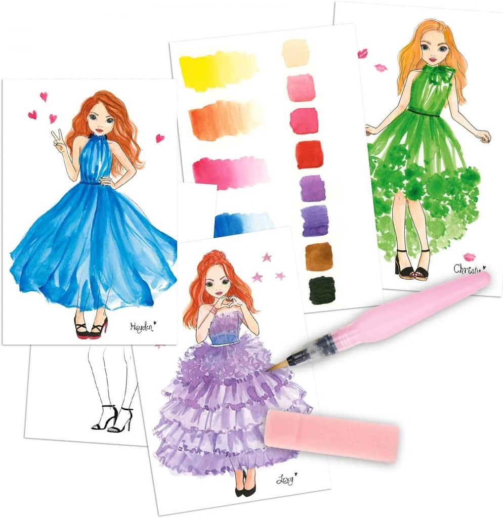 SET ACUARELAS TOP MODEL