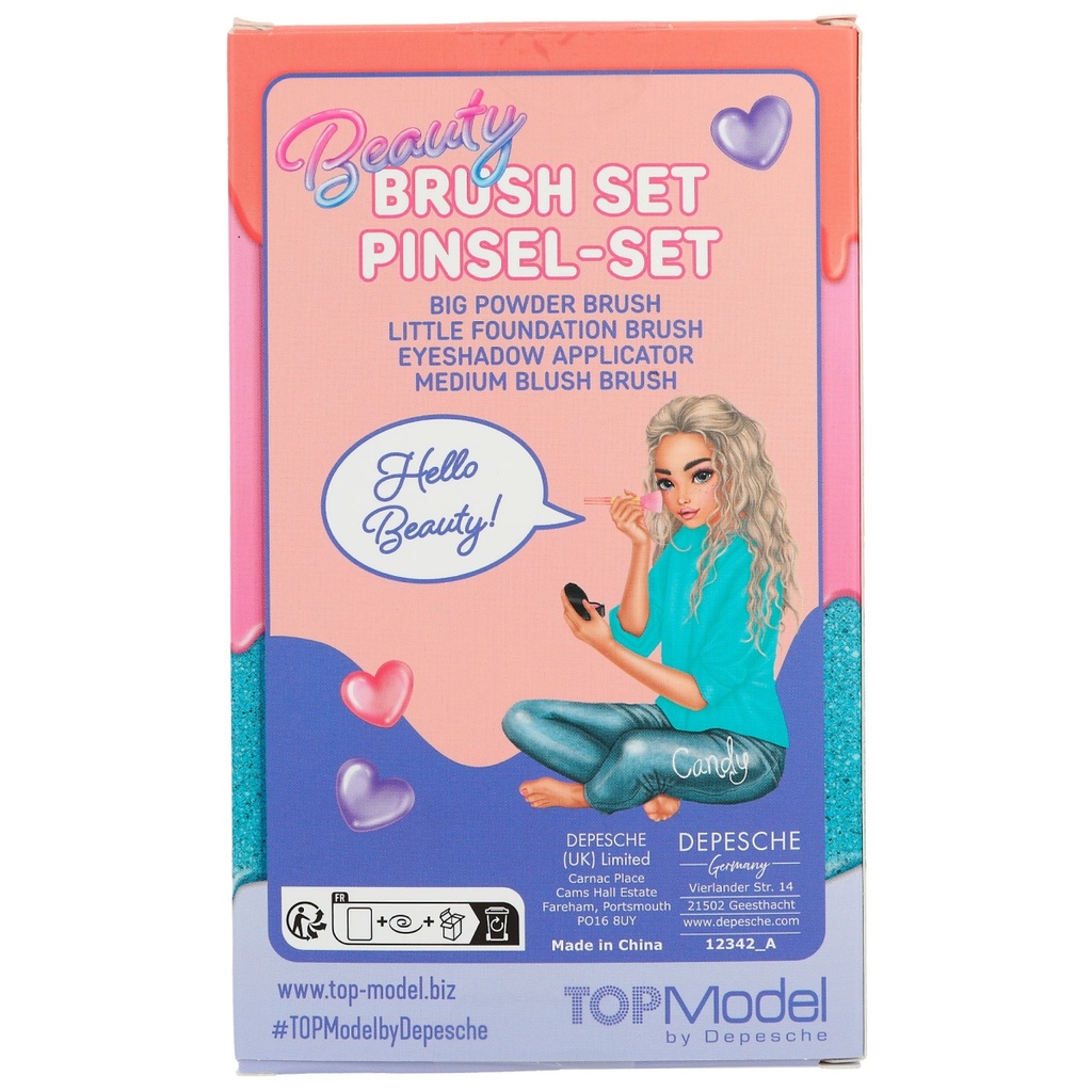 SET BROCHAS BEAUTY & ME TOP MODEL