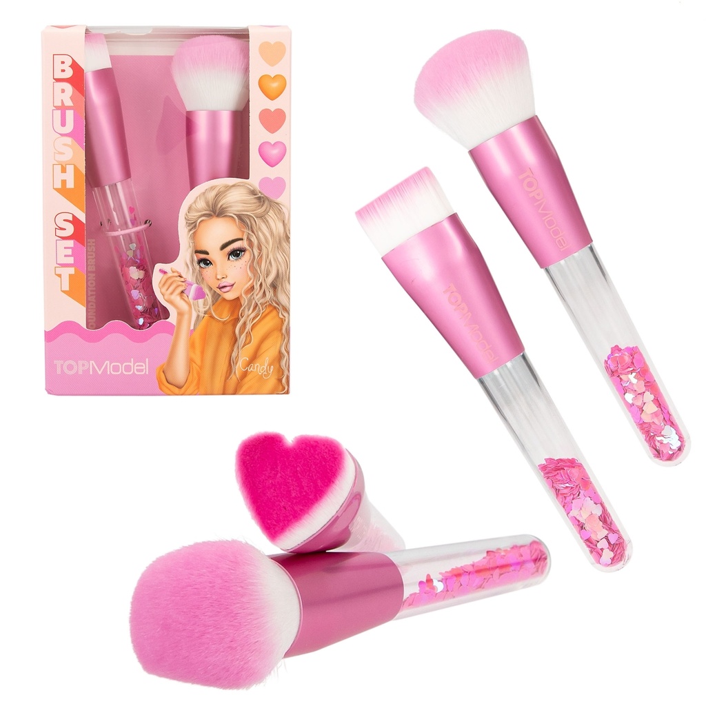 SET BROCHAS CORAZON BEAUTY & ME TOP MODEL
