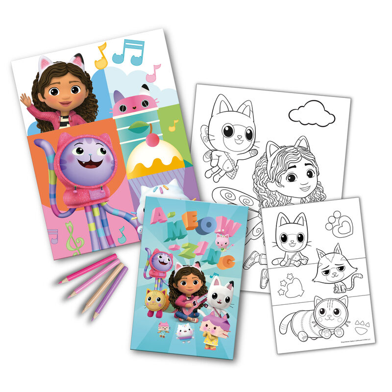 SET COLOREAR C/STICKERS GABBY'S