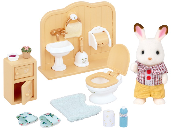 SET CONEJO CHOCOLATE BAÑO
