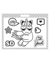 SET DIBUJO SWEET DREAMS A3