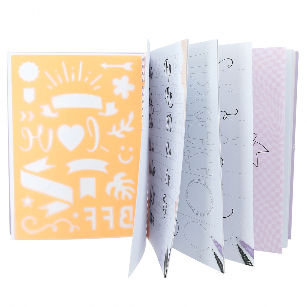 SET HAND LETTERING TOP MODEL