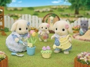 SET HERMANOS CONEJO FLOR