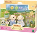 SET HERMANOS CONEJO FLOR