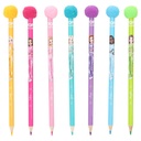 SET LAPICES COLORES POMPON TOP MODEL