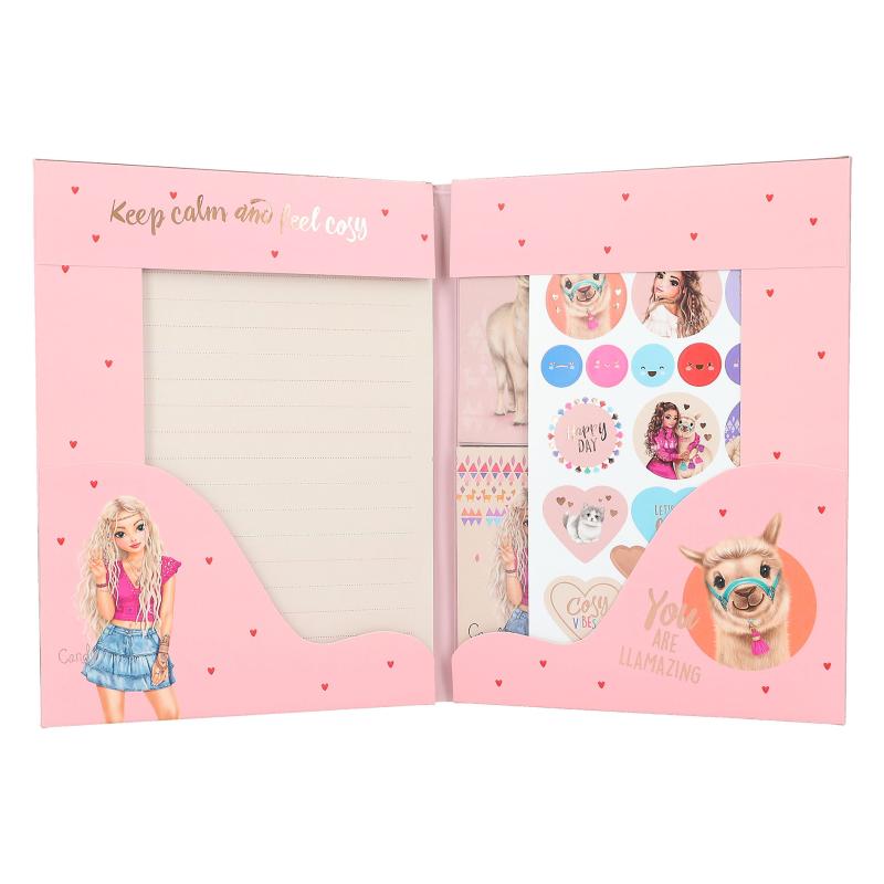 SET PAPEL DE CARTA COSY TOP MODEL