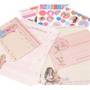 SET PAPEL DE CARTA COSY TOP MODEL