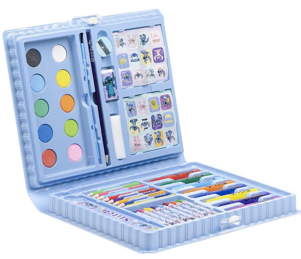 SET PAPELERIA STITCH COLOREABLE