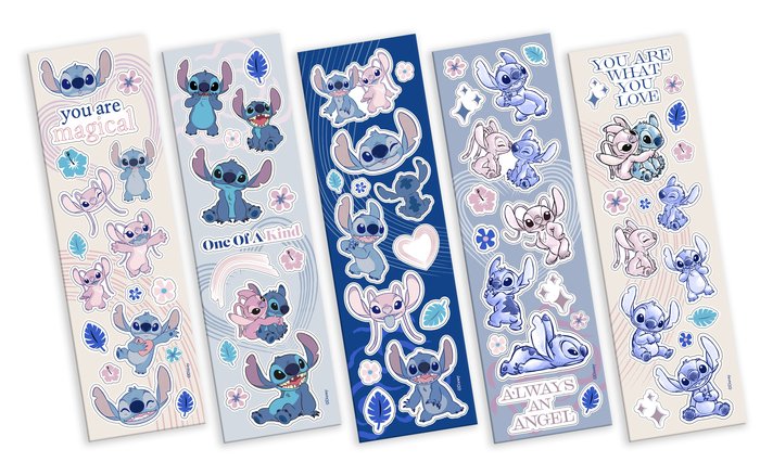 SET PAPELERIA STITCH STICKER