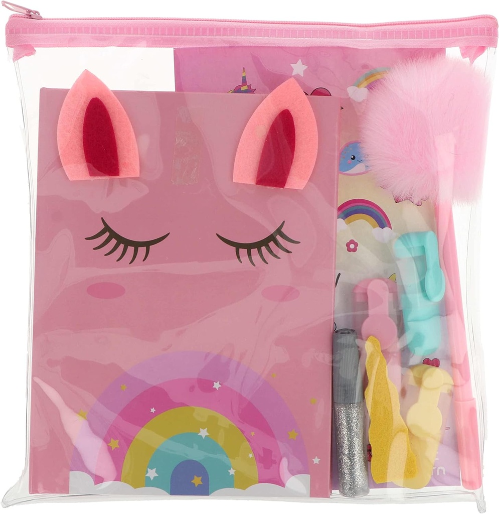 SET PAPELERIA UNICORNIO