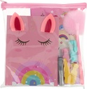 SET PAPELERIA UNICORNIO