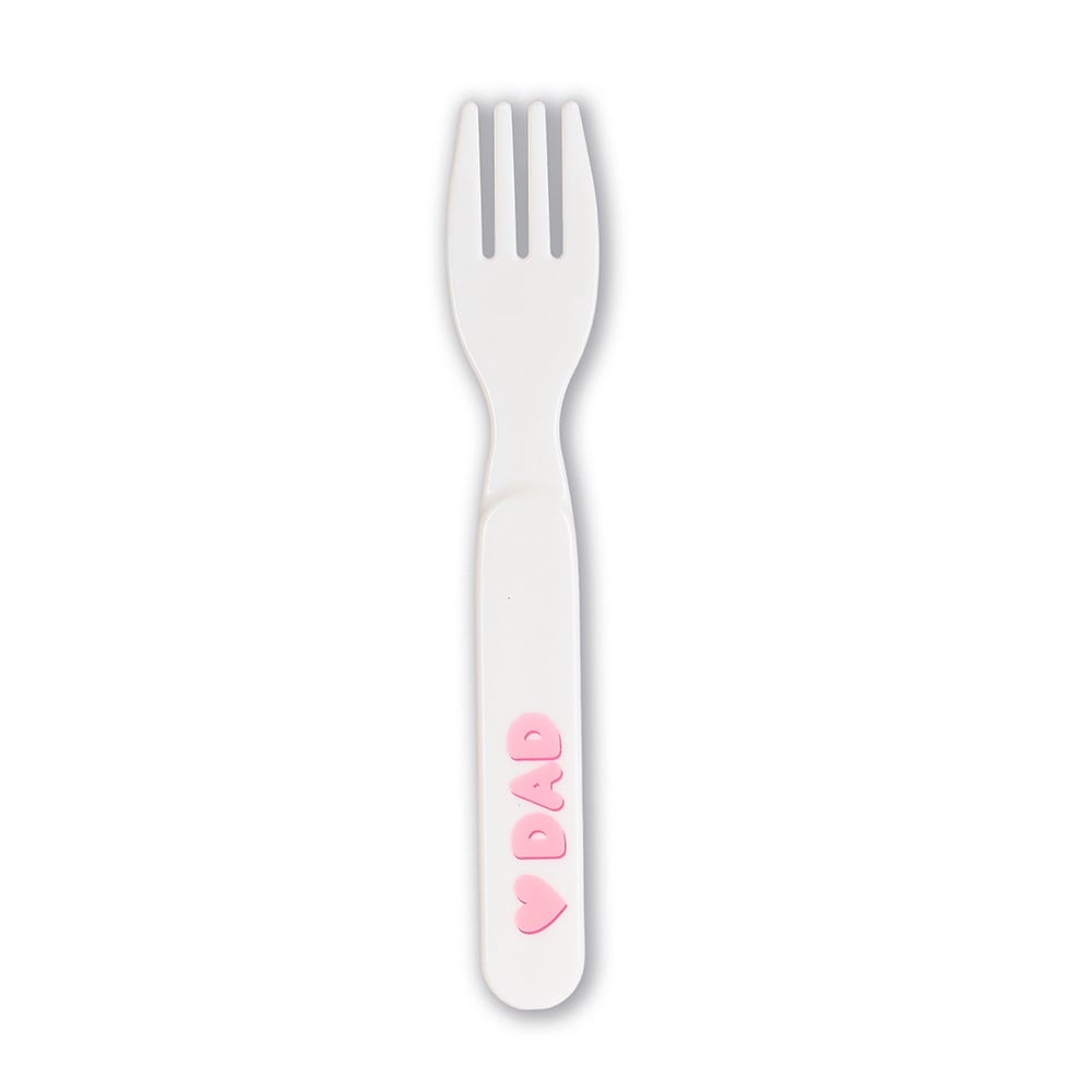 SET PLATOS Y CUBIERTOS LOVE