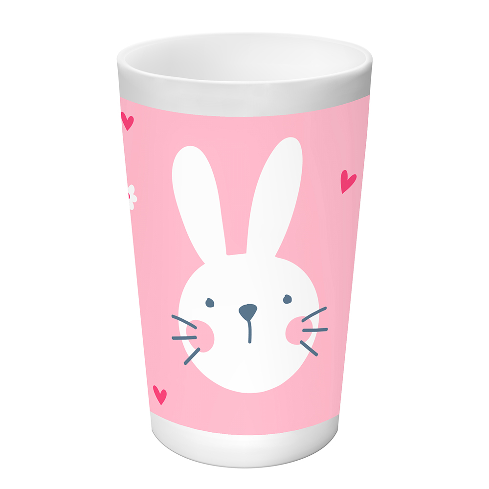 SET PLATOS,CUBIERTOS,VASO BUNNY