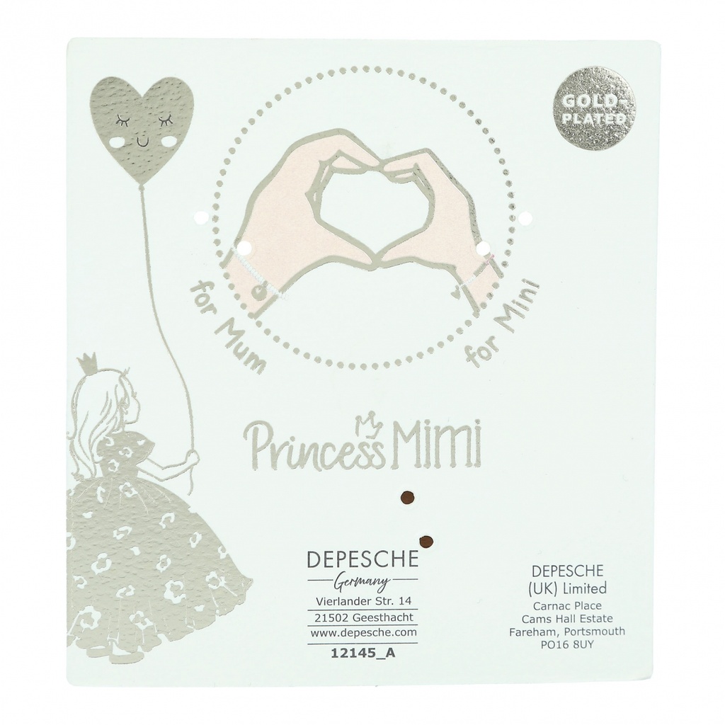 SET PULSERAS MINI & MUM PRINCESS MIMI