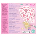 SET TATUAJES PURPURINA YLVI