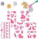 SET TATUAJES PURPURINA YLVI