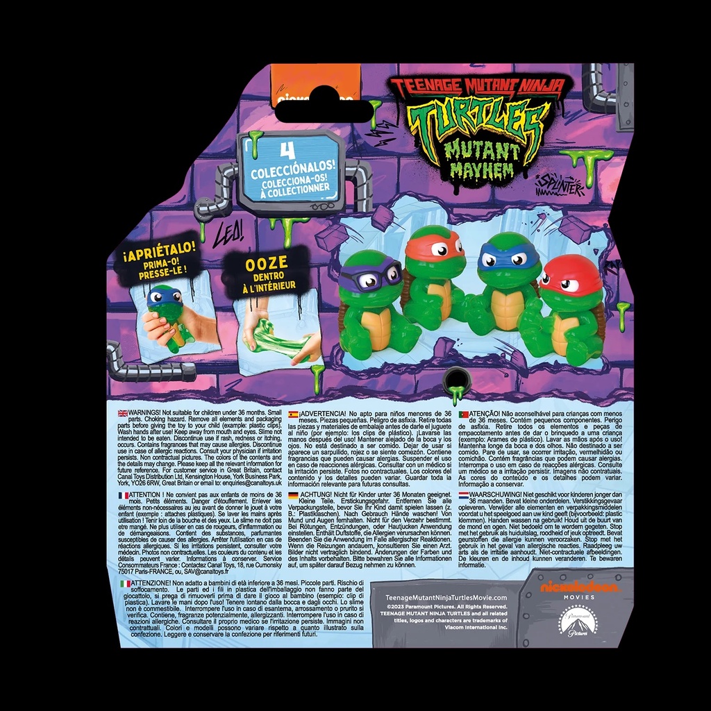 SLIME TORTUGAS NINJA SURT.