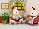 SOFA CONEJO CHOCOLATE SYLV.