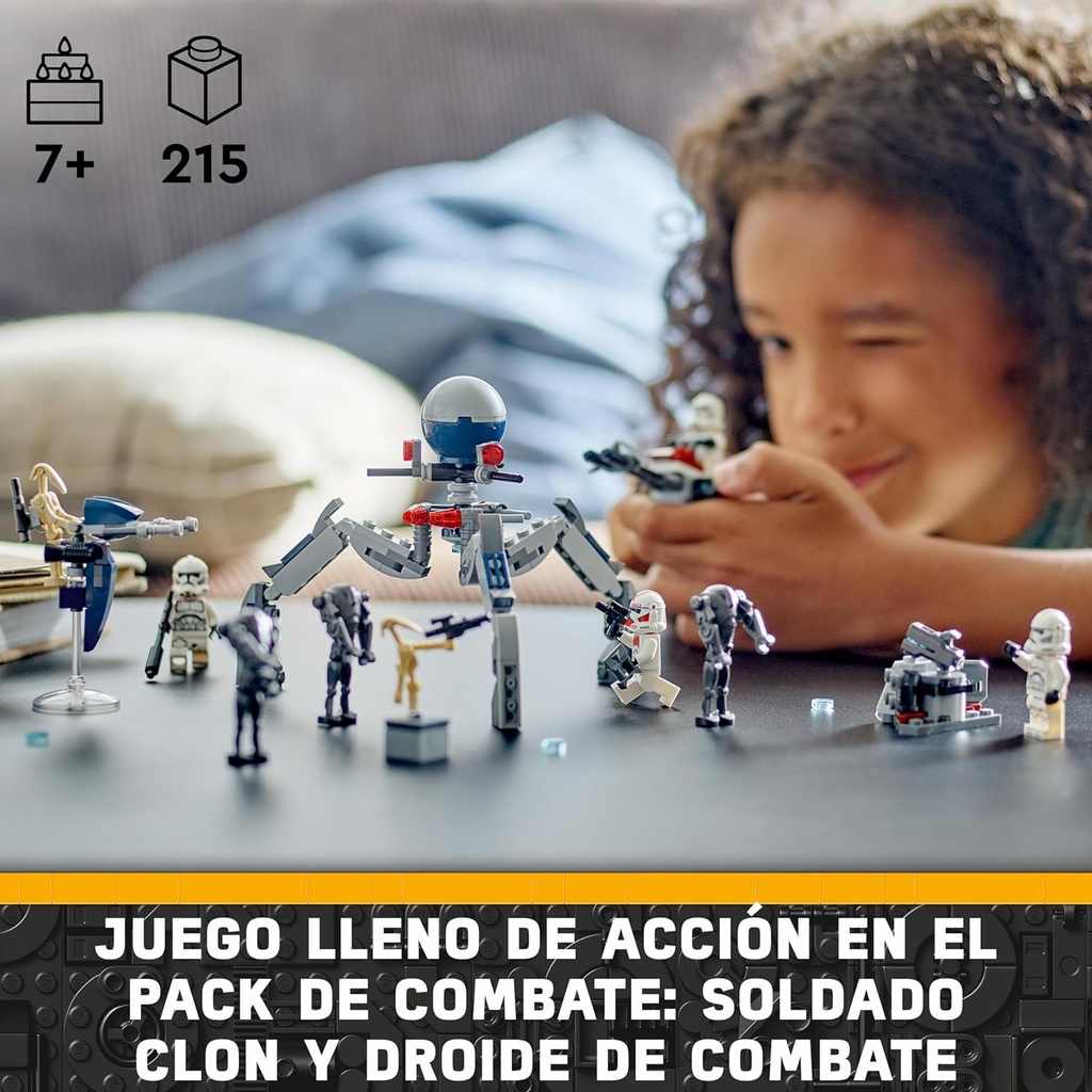 SOLDADO CLON Y DROIDE COMBATE