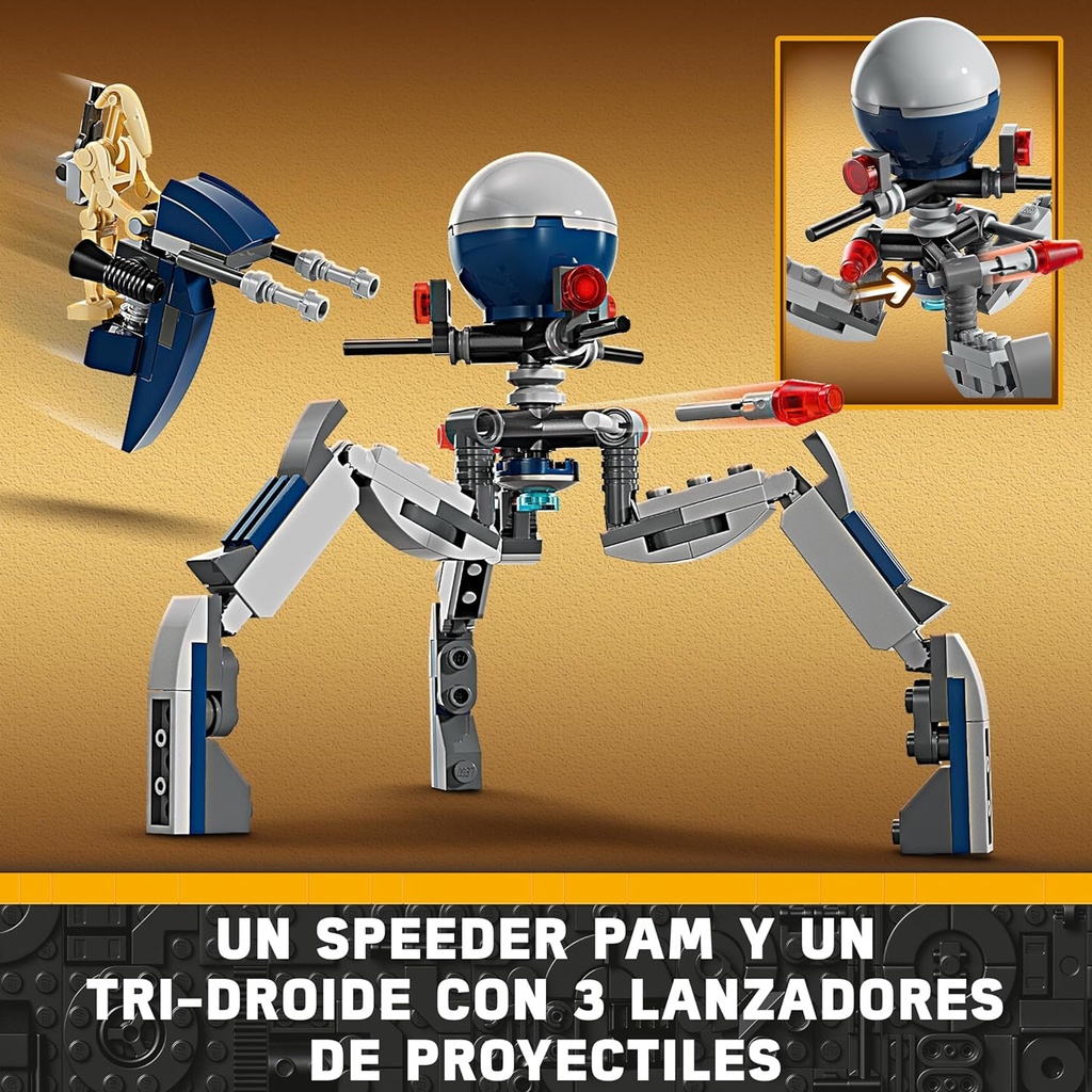 SOLDADO CLON Y DROIDE COMBATE