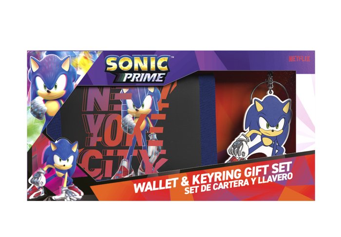SONIC SET LLAVERO Y BILLETERA