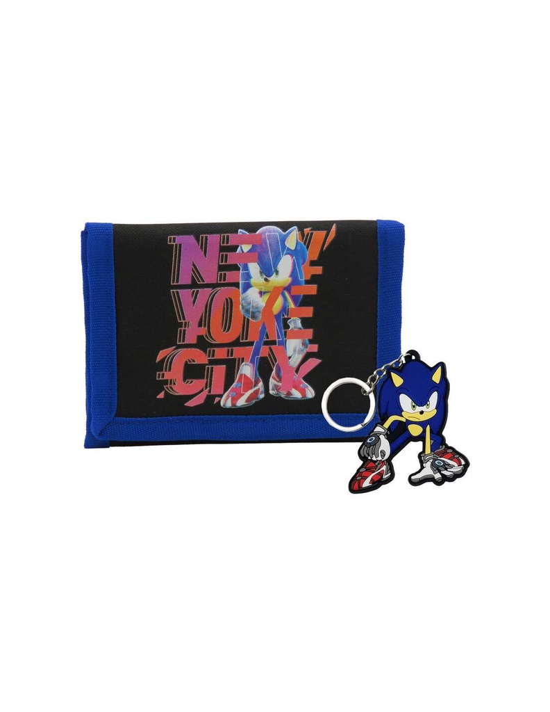 SONIC SET LLAVERO Y BILLETERA