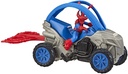 SPIDERMAN+VEHICULO AZUL 15 CM.