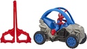 SPIDERMAN+VEHICULO AZUL 15 CM.