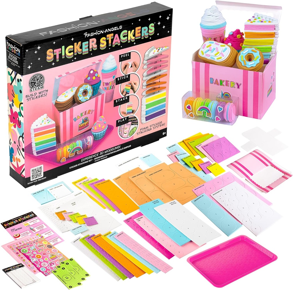 STICKER STACKERS 3D-PASTELERIA