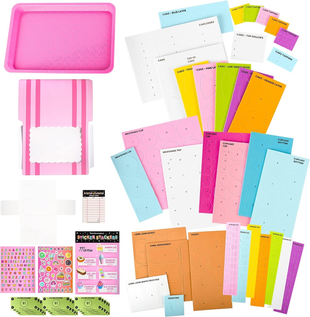 STICKER STACKERS 3D-PASTELERIA