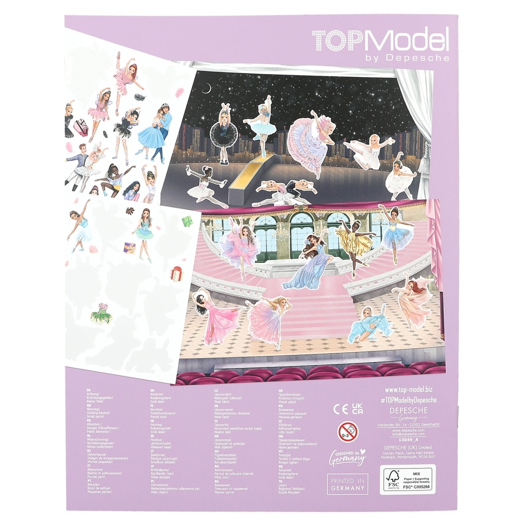 STICKERWORLD BALLET TOP MODEL
