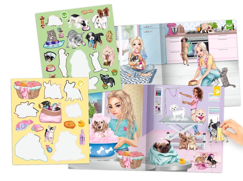 STICKERWORLD KITTY & DOG TOP MODEL