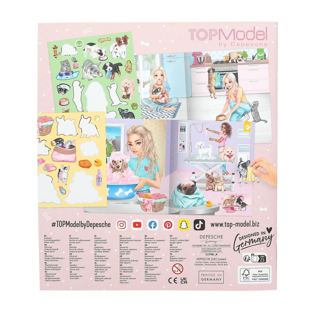 STICKERWORLD KITTY & DOG TOP MODEL