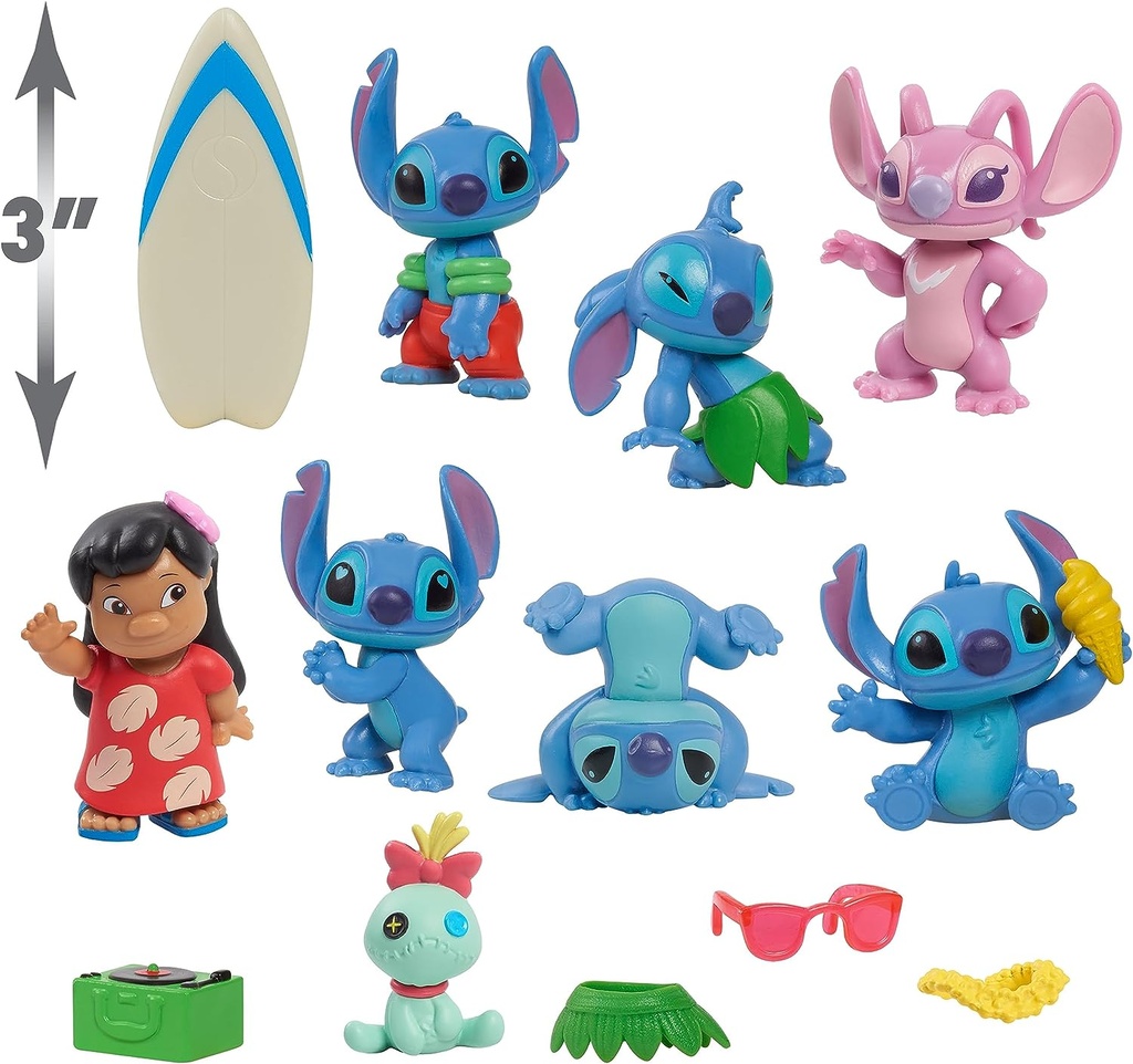 STITCH SET 13 FIGURAS+ACCES.