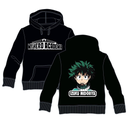 SUDADERA MHA IZUKU NEGRA T.M