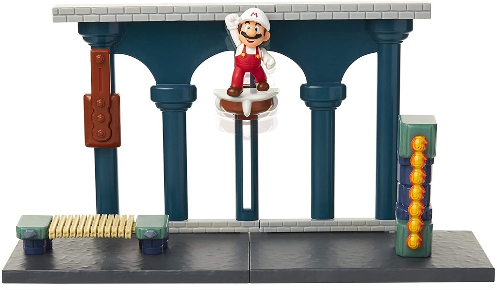 SUPER MARIO PLAYSET CASTILLO DE LAVA,