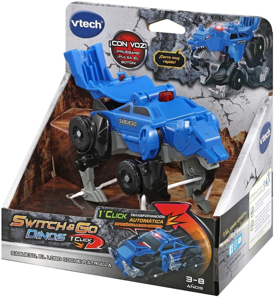 SWITCH & GO DINOS COCHE PATR.