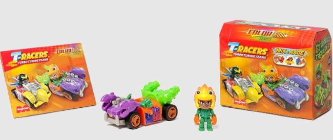 T-RACERS COLOR RUSH CARS & R.