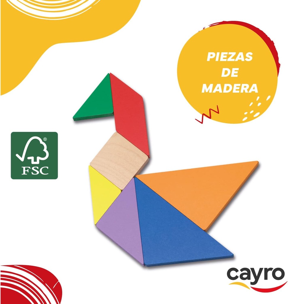TANGRAM COLORES CAJA METAL