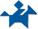 TANGRAM MADERA 4 JUGADORES