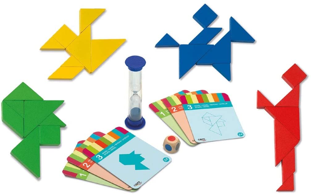 TANGRAM MADERA 4 JUGADORES