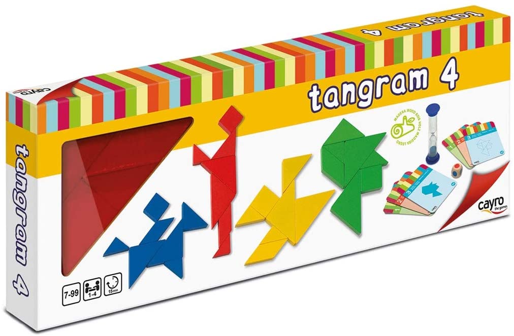 TANGRAM MADERA 4 JUGADORES