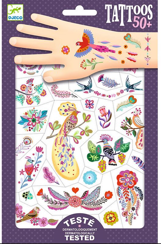 TATUAJES PAJAROS BRILLANTES