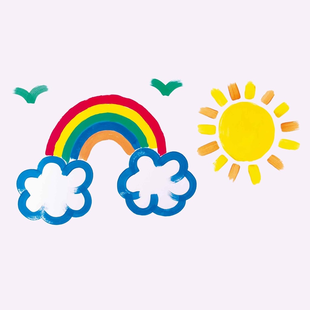 TEMPERAS COLORES BRILLANTES 6U