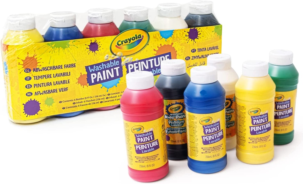 TEMPERAS LAVABLES 238 ML.(6)