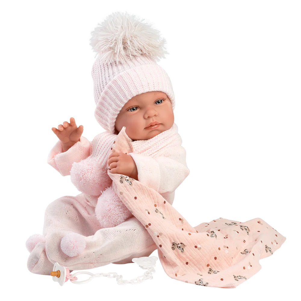 TINA TOQUILLA BAMBI ROSA 43 CM.