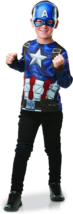 TOP Y MASCARA CAPITAN AMERICA